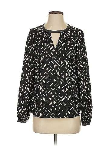 Alice & Trixie Long Sleeve Silk Top (view 1)