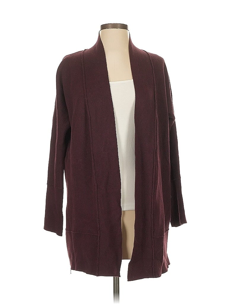 Pre-owned Rachel Zoe Tjx Cardigan Sweater In Burgundy