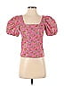 J.Crew Collection 100% Cotton Pink Short Sleeve Top Size 00 - photo 1