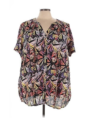 Roaman's Short Sleeve Blouse (view 1)