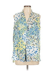 Jones Studio Sleeveless Button Down Shirt