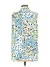 Jones Studio Blue Sleeveless Button-Down Shirt Size L - photo 2