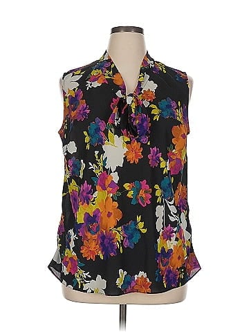 Anne Klein Sleeveless Blouse (view 1)