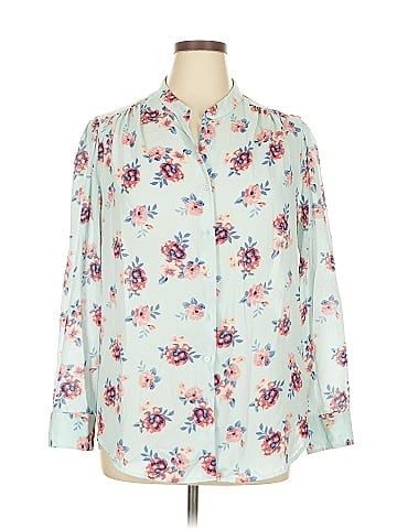 Faded Glory Long Sleeve Blouse (view 1)