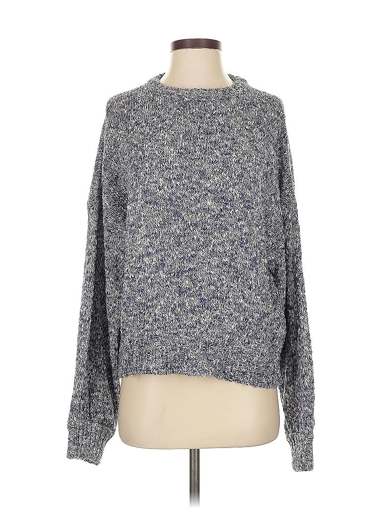 Pre-owned Something Navy Pullover Sweater In Blue