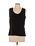 Jones Studio Black Sleeveless T-Shirt Size L - photo 1