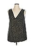 Eri + Ali Metallic Black Tank Top Size XL - photo 1