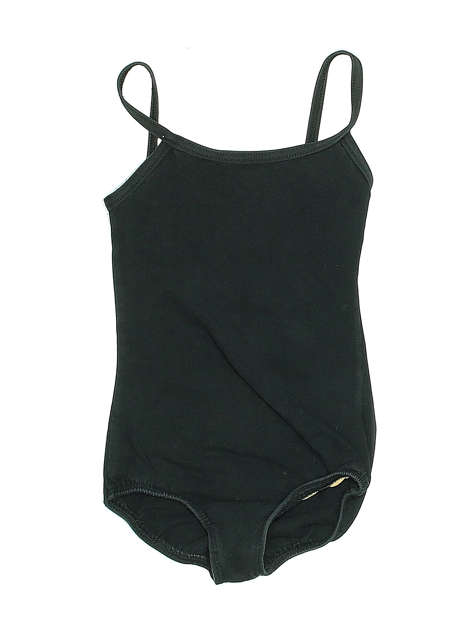 Motion Wear Solid Black One Piece Swimsuit Size 8 (big kids)