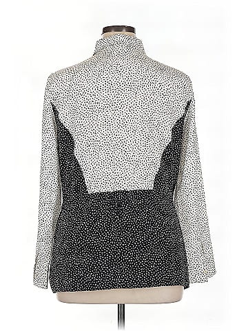Akris Punto Long Sleeve Silk Top (view 2)
