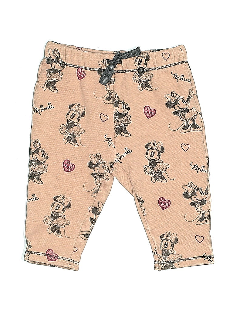 Zara Baby Hearts Tan Pink Khakis Size 6-9 mo - photo 1