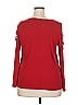 NY Collection Red Long Sleeve Top Size XL - photo 2