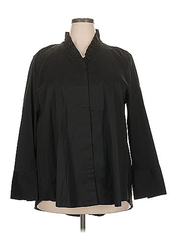 Chico's 3/4 Sleeve Button-Down Shirt (view 1)