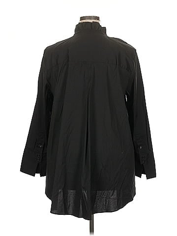 Chico's 3/4 Sleeve Button-Down Shirt (view 2)