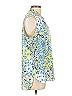 Jones Studio Blue Sleeveless Button-Down Shirt Size L - photo 3
