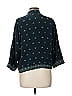 Chico's Design 100% Silk Teal Green 3/4 Sleeve Silk Top Size Med (1) - photo 2