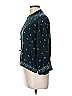 Chico's Design 100% Silk Teal Green 3/4 Sleeve Silk Top Size Med (1) - photo 4