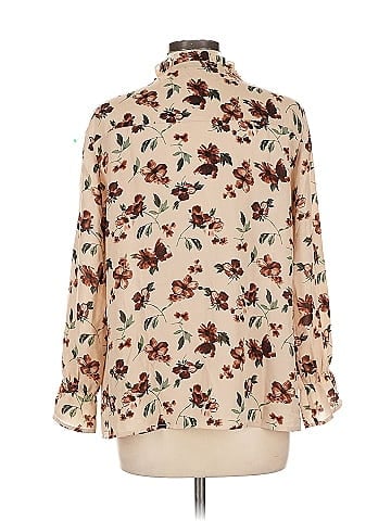 Allegra K Long Sleeve Blouse (view 2)