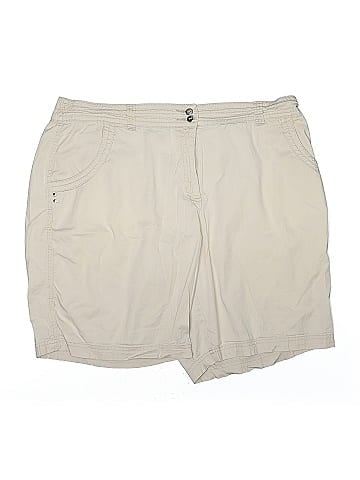 Karen Scott Khaki Shorts (view 1)