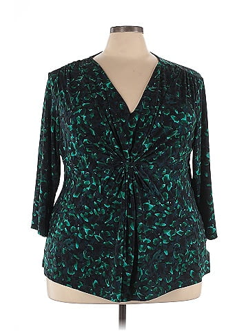 Daisy Fuentes 3/4 Sleeve Blouse (view 1)