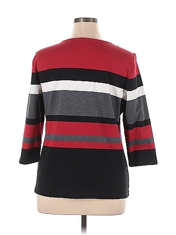 Karen Scott Sport 3/4 Sleeve Top (view 2)