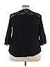 Ambiance Black 3/4 Sleeve Top Size 3X - photo 2