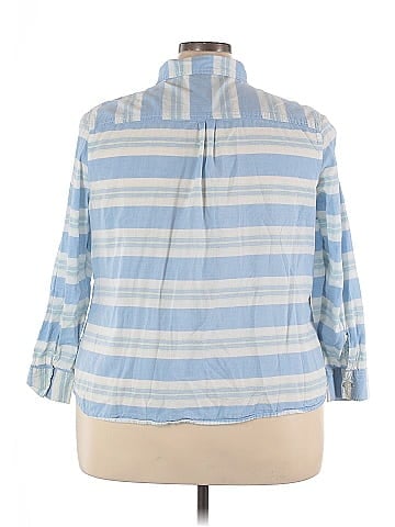 Faded Glory 3/4 Sleeve Button-Down Shirt (view 2)