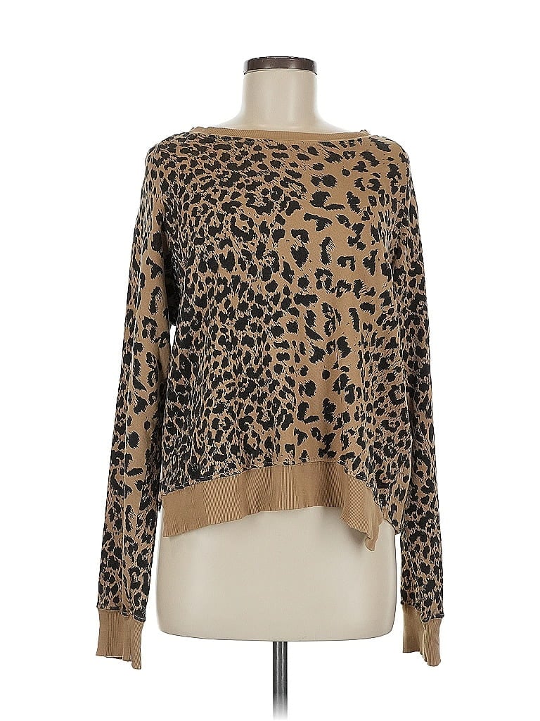 Pre-owned Current Elliott Pullover Sweater In Brown