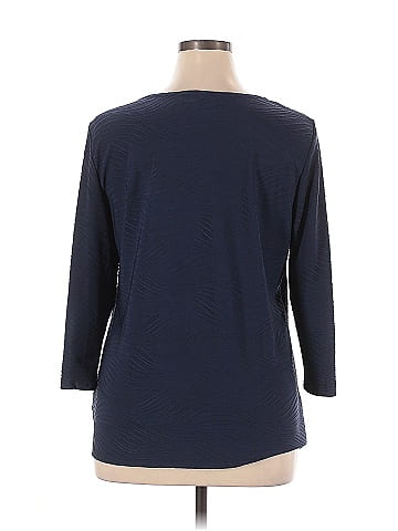 JM Collection 3/4 Sleeve Top (view 2)