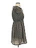 Paraella 100% Polyester Print Gray Casual Dress Size S - photo 4