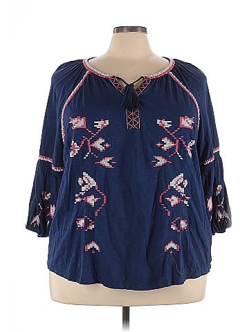 New Directions 3/4 Sleeve Blouse (view 1)