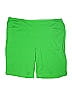 Belle By Kim Gravel Solid Green Athletic Shorts Size 24 waist - photo 1