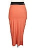 Venus Solid Orange Casual Skirt Size L - photo 2