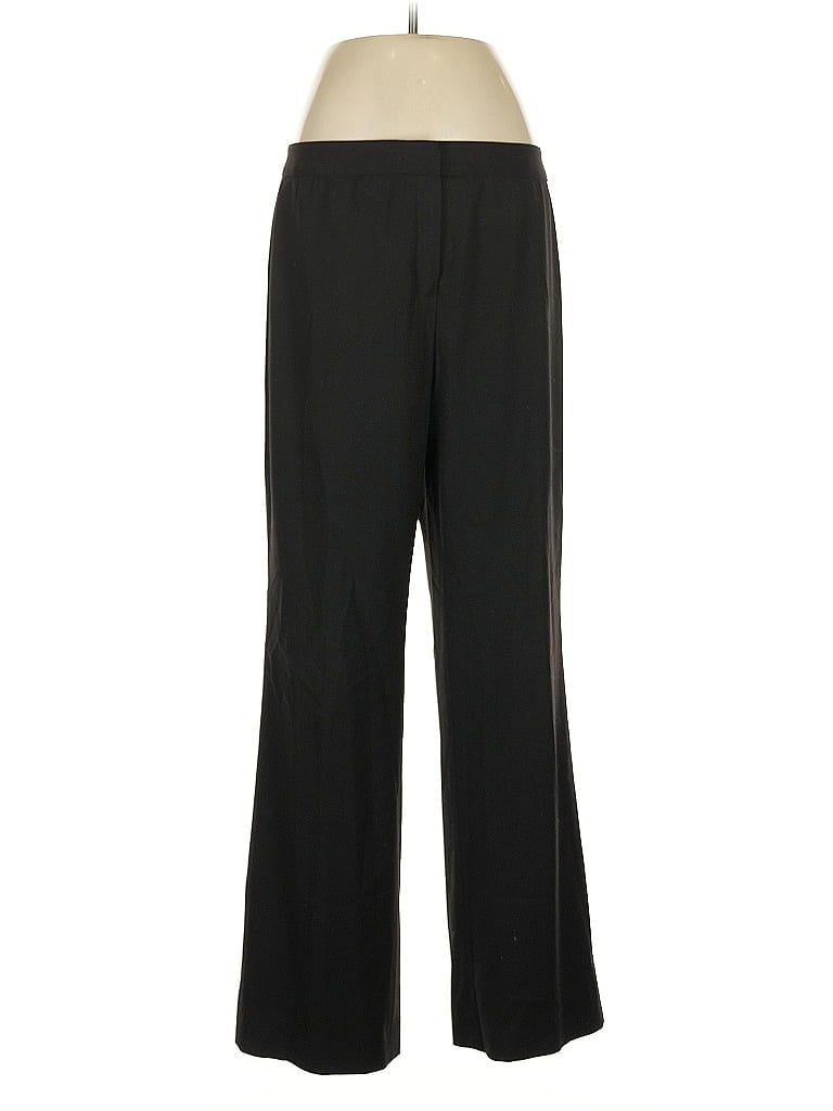 Pre-owned Lafayette 148 Wool Pants In Black