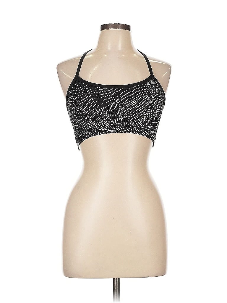 Pre-owned Unbranded Tank Top Black Halter Neckline Tops
