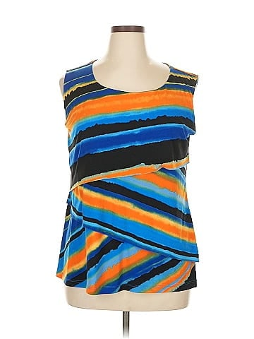 Roz & Ali Sleeveless Blouse (view 1)