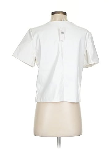 Porridge Faux Leather Top (view 2)
