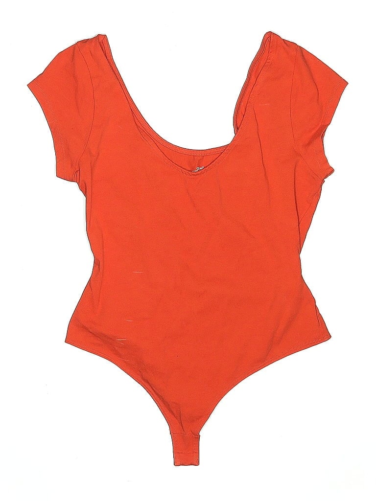 Pre-owned Universal Thread Bodysuit In Orange