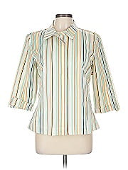 Peck & Peck 3/4 Sleeve Button Down Shirt