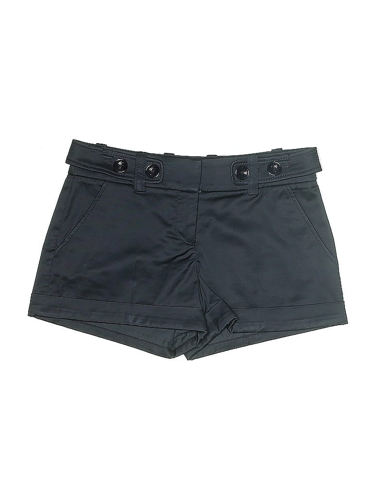 Bebe Solid Black Shorts Size 2 - photo 1