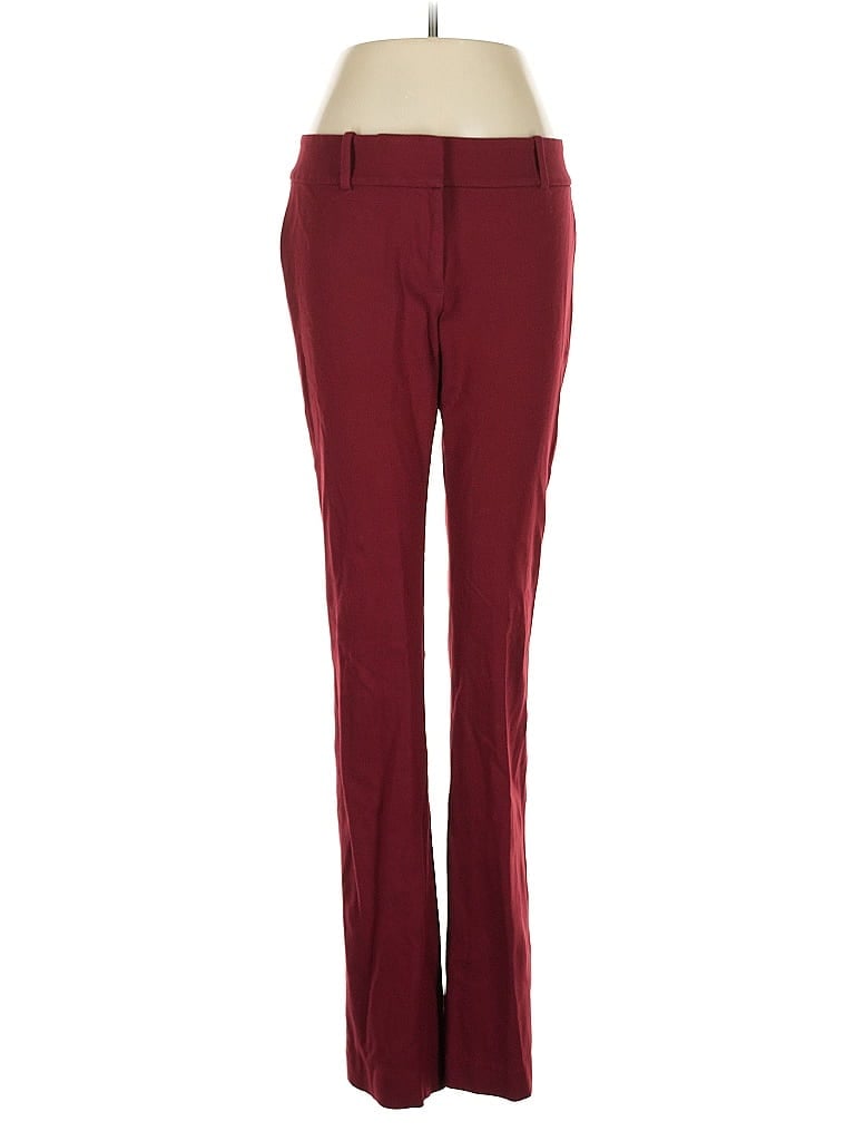 Pre-owned Ann Taylor Factory Casual Pants In Burgundy
