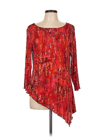 Travelers by Chico's 3/4 Sleeve T-Shirt (view 1)