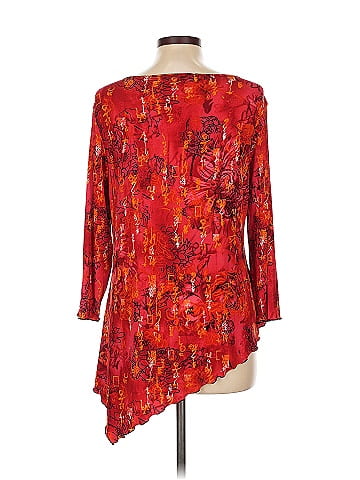 Travelers by Chico's 3/4 Sleeve T-Shirt (view 2)