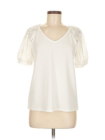 Carmen Carmen Marc Valvo Short Sleeve Blouse (view 1)