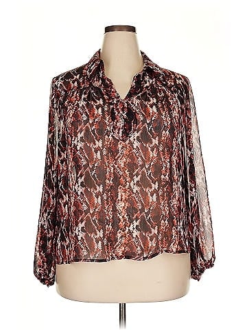 Democracy 3/4 Sleeve Blouse (view 1)