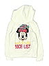 Disney 100% Polyester Ivory White Sweatshirt Size 4 - photo 1