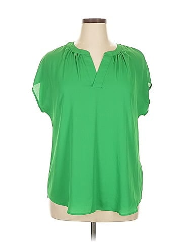 Roz & Ali Short Sleeve Blouse (view 1)