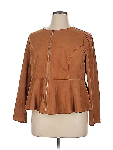 Emery Rose Faux Leather Jacket (view 1)