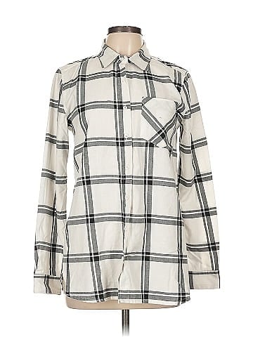 RVCA Long Sleeve Button-Down Shirt (view 1)