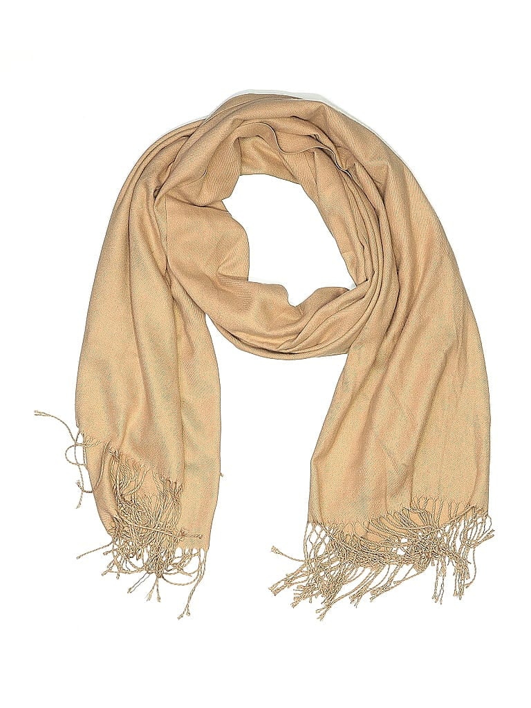 Pre-owned Furtalk Scarf In Brown