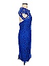 ML Monique Lhuillier 100% Nylon Blue Cocktail Dress Size 6 - photo 3